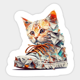 The cat with boots Sticker